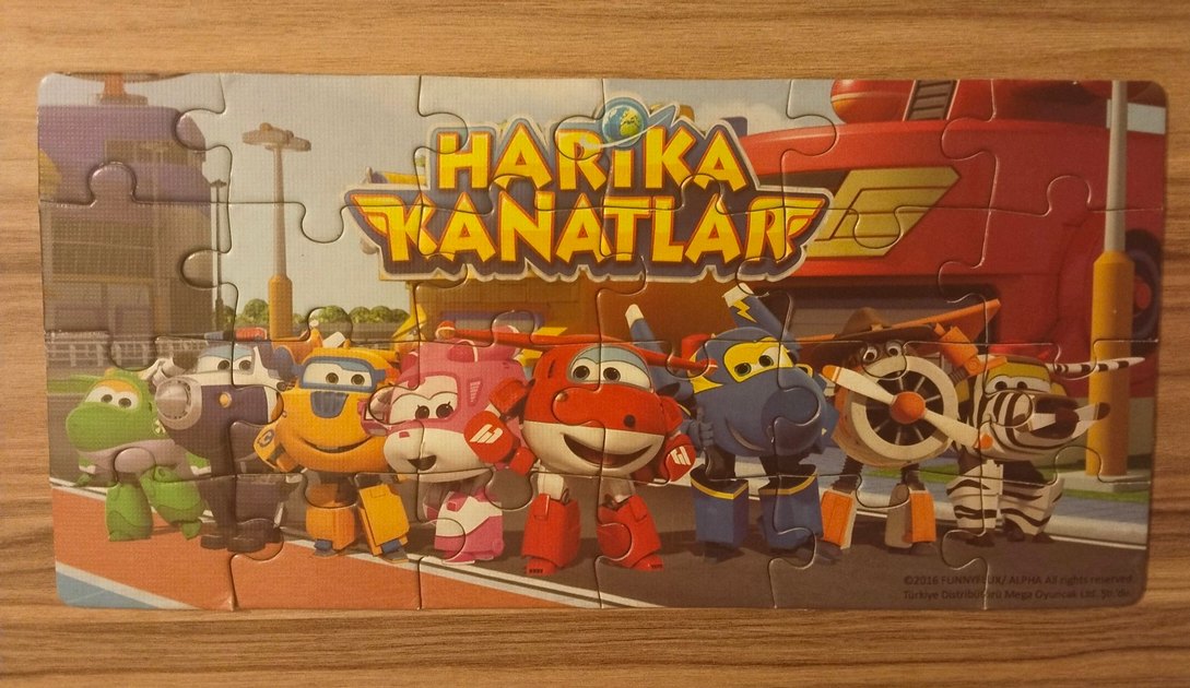 harika kanatlar, arı maya ve cesitli hayvan figürlü puzzlelar - Görsel 2