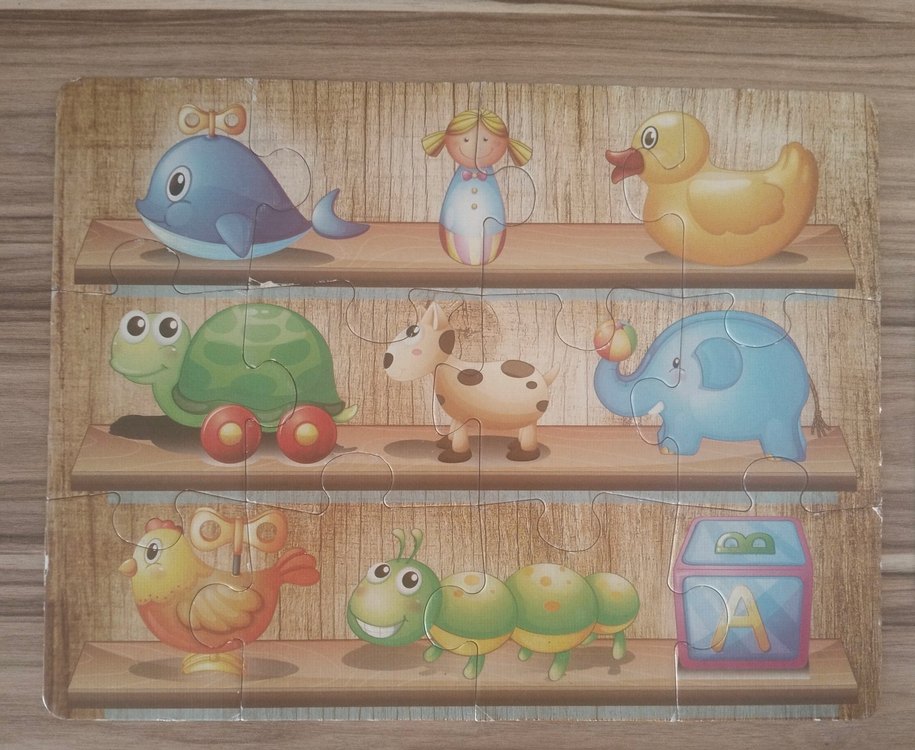 harika kanatlar, arı maya ve cesitli hayvan figürlü puzzlelar - Görsel 4