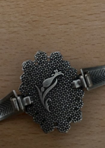 Accessorize Bohem Vintage Nakışlı Turkuaz Tokalı Bileklik