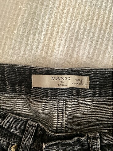 40 Beden Mango erkek kot pantolon