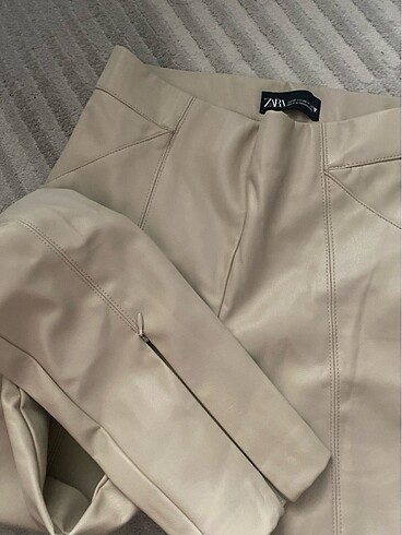 xs Beden ten rengi Renk Zara deri pantolon