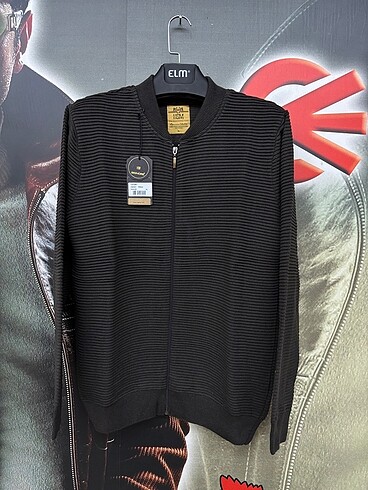 Elmwear Desenli Fermuarlı Triko Kazak