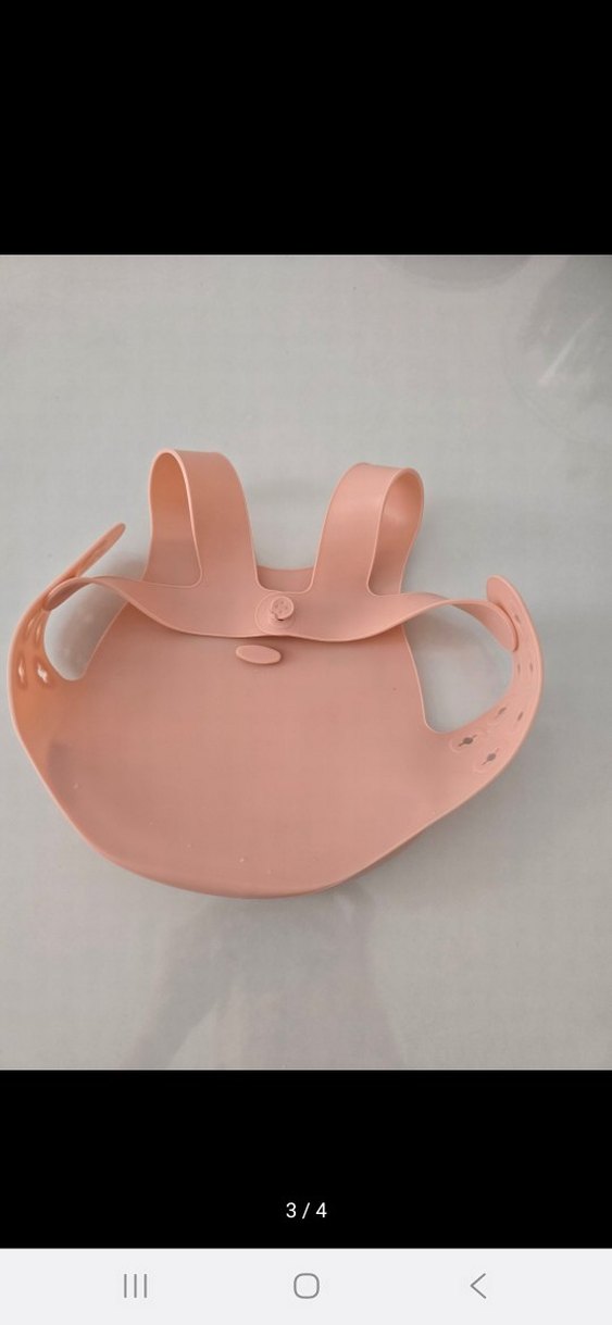 OiOi Silikon Mama Önlüğü - Pembe - Görsel 3