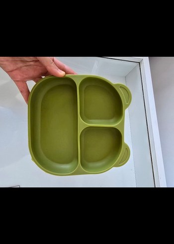 Diğer pandish Vakumlu Silikon Mama Tabağı - Yeşil