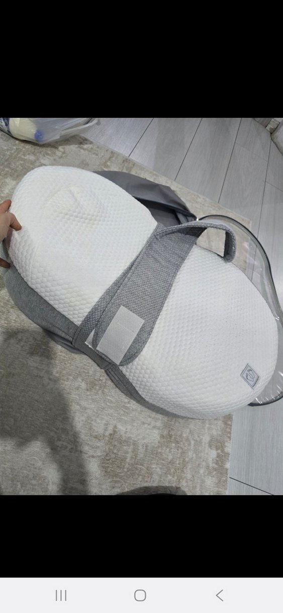 Gri Bebek Destekli Uyku Yatağı - Görsel 2