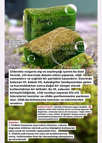 Aloe Vera Özlü Gliserin Sabunu - Görsel 3