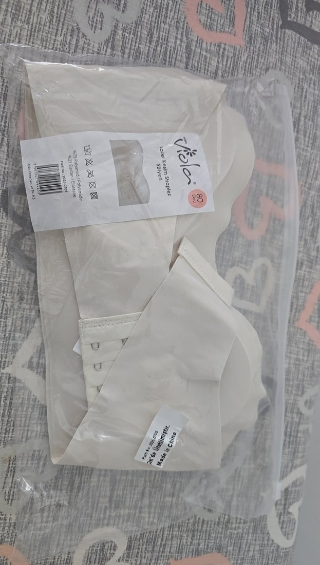 lazer kesim straplez sütyen - Görsel 4