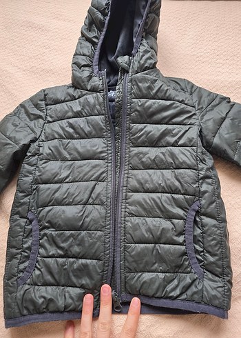 Gri Fermuarlı Erkek Çocuk Mont - Görsel 4