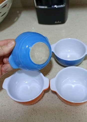 Renkli Mini Yemek Kapları 4'lü Set - Görsel 6