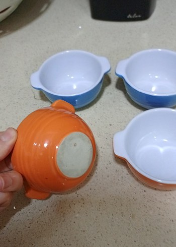 Renkli Mini Yemek Kapları 4'lü Set - Görsel 5
