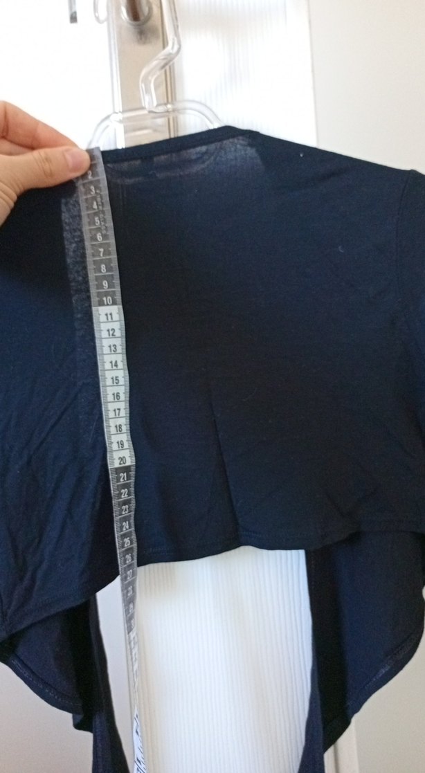 Siyah Uzun Kollu Bolero - Görsel 5