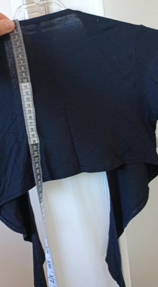 Siyah Uzun Kollu Bolero - Görsel 4