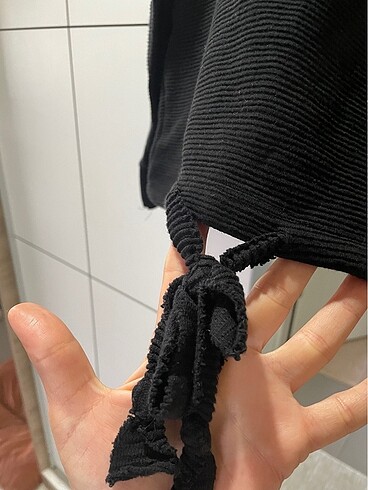 s Beden Kapişonlu Kısa Sweatshirt