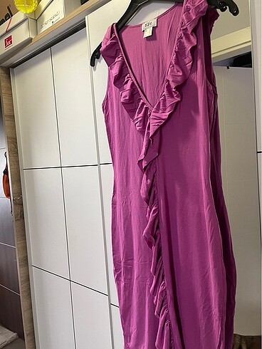 xs Beden Bonprix Fırfır Detaylı Elbise