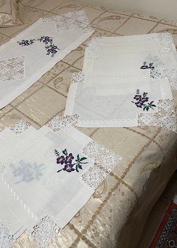 8 kişilik Masa Örtüsü Seti - Görsel 2