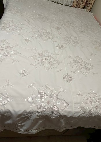 Antepişi yatak örtüsü masa örtüsü olarakda kullanılabilir - Görsel 4