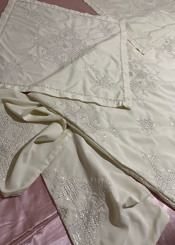 Antepişi yatak örtüsü masa örtüsü olarakda kullanılabilir - Görsel 8