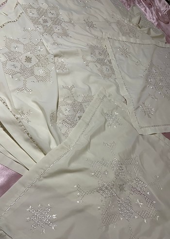 Antepişi yatak örtüsü masa örtüsü olarakda kullanılabilir - Görsel 6