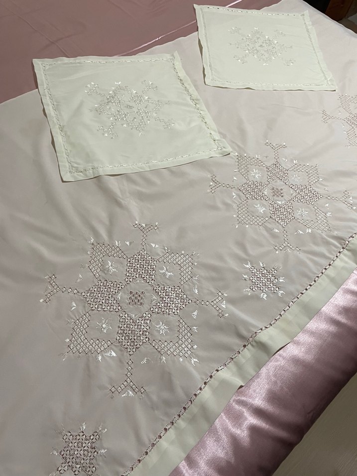 Birman ipek üzerine antepişi takım - Görsel 5