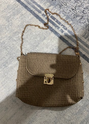 Zincir Detaylı Örgü Kadın Çanta - Görsel 2