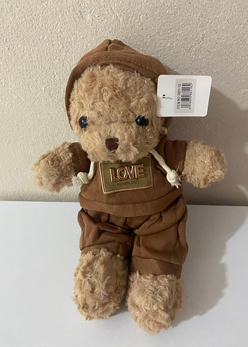 Kapüşonlu Kahverengi Peluş Ayıcık - Görsel 3