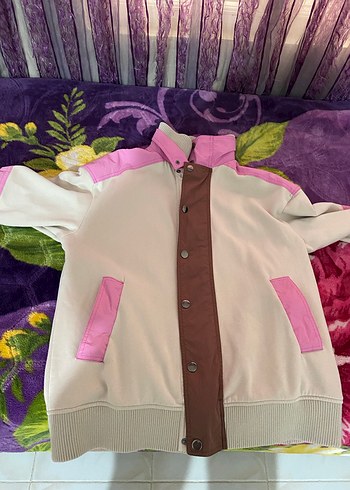 Düğmeli Pastel Renkli Kadın Ceket - Görsel 3