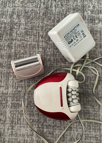 Kırmızı Beyaz Braun Epilatör ve Adaptör - Görsel 4