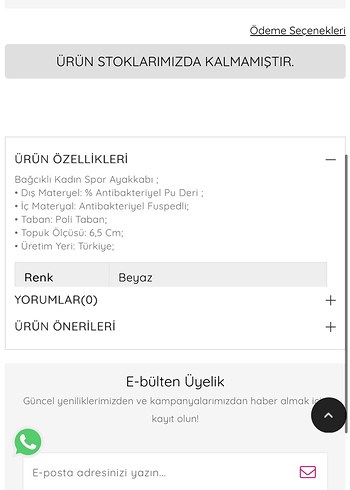 Kadın Beyaz Bağcıklı Platform Spor Ayakkabı - Görsel 5