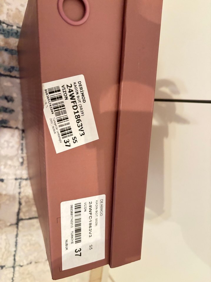 Kahverengi süet dolgu topuklu kadın botları - Görsel 4