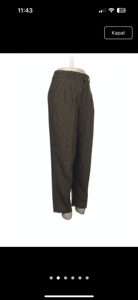 Kemerli Kadın Pantolon - Görsel 2