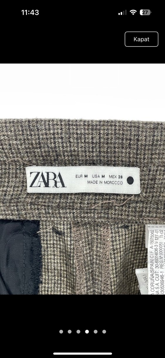 Kemerli Kadın Pantolon - Görsel 4