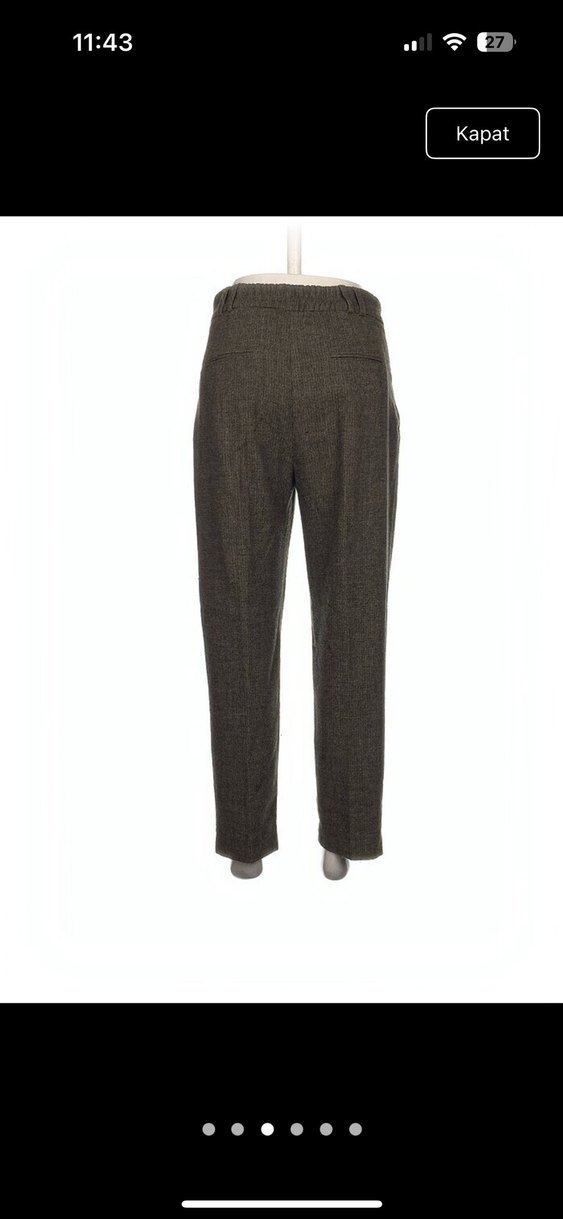Kemerli Kadın Pantolon - Görsel 3
