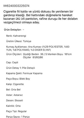 İpekyol Kahverengi Mini Ekose Desen Kumaş Pantolon - Görsel 6