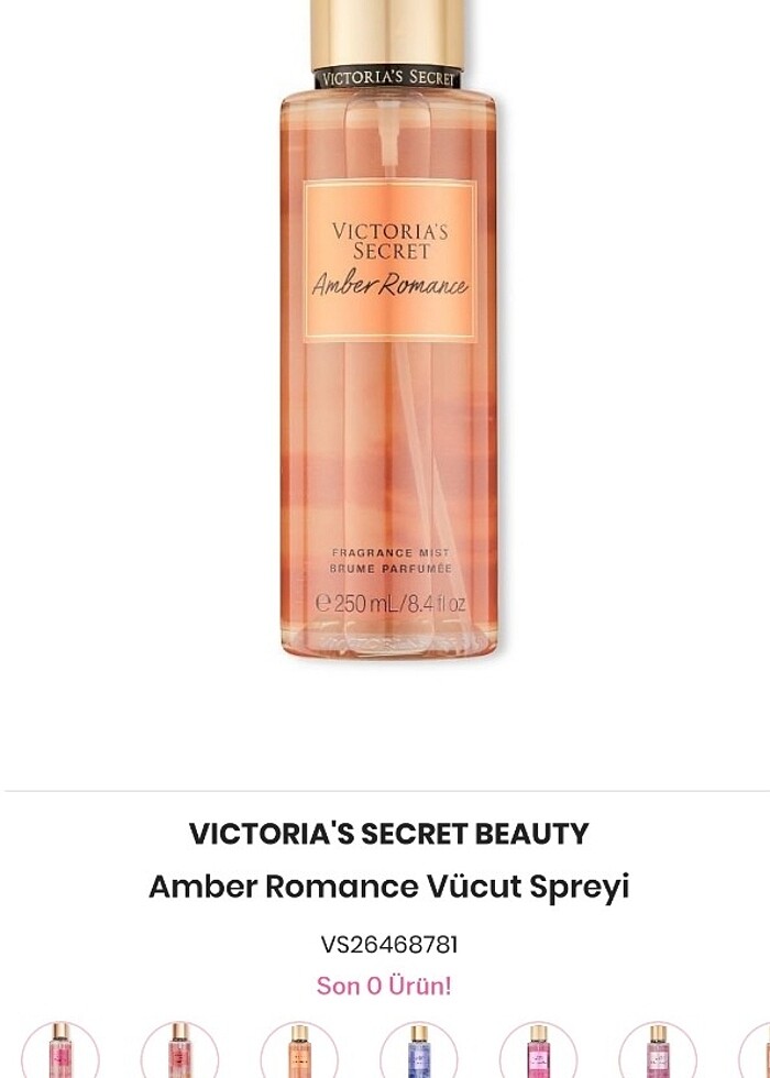 Victoria's Secret Kadın Vücut Spreyi AMBER - Görsel 4