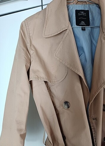 Mavi Bej Trenckot - Görsel 4