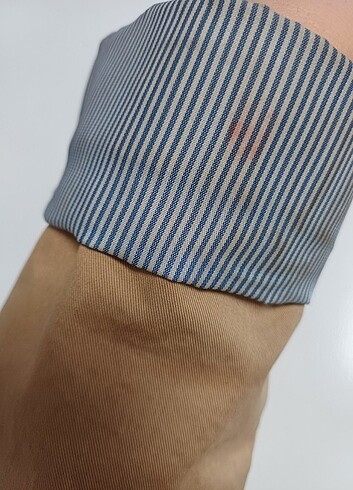 Mavi Bej Trenckot - Görsel 6