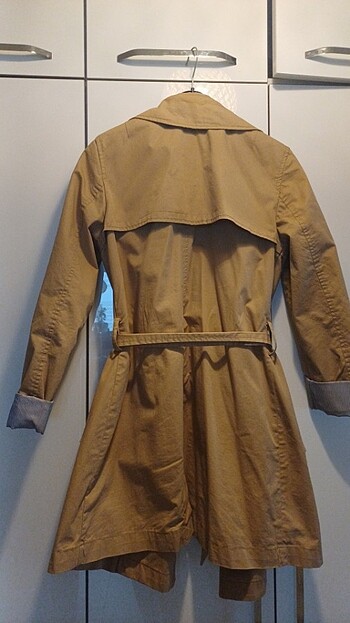 Mavi Bej Trenckot - Görsel 2