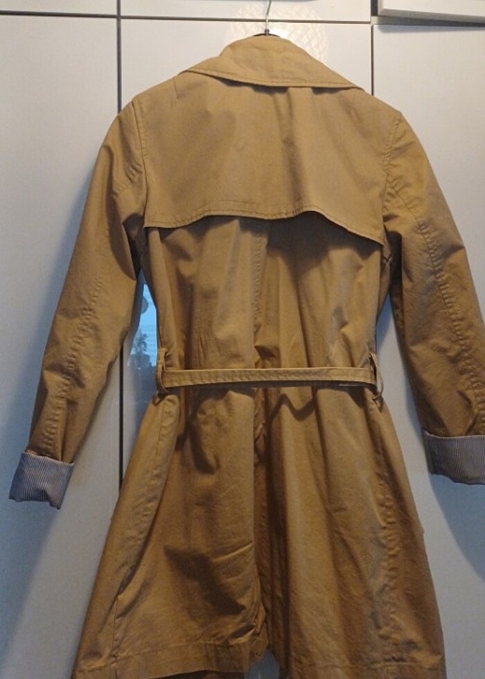 Mavi Bej Trenckot - Görsel 2