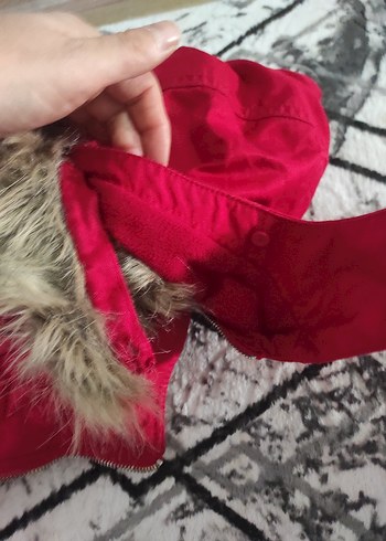 Kırmızı Fermuarlı Kısa Street Style Kadın Ceket - Görsel 10