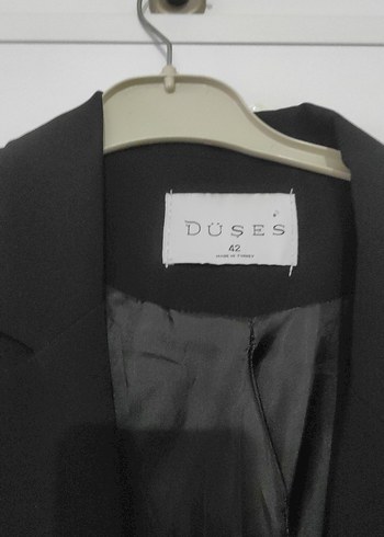 Siyah Düğmeli Kadın Blazer Ceket - Görsel 3