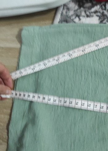 Yeşil ayrobin V Yakalı Kadın Gömlek - Görsel 2