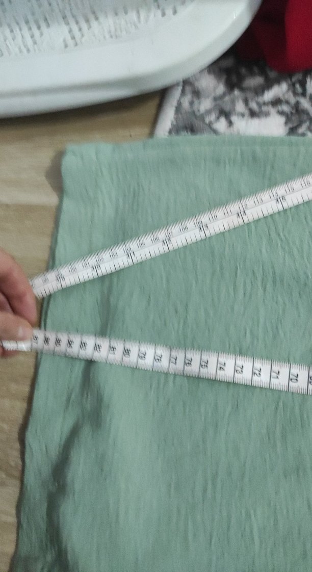 Yeşil ayrobin V Yakalı Kadın Gömlek - Görsel 2