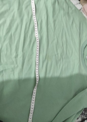 Kadın Uzun Kollu Salaş Haki Tunik - Görsel 6