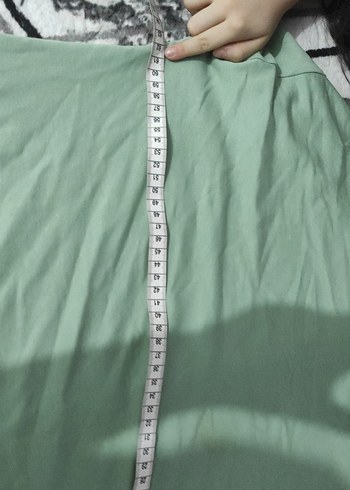 Kadın Uzun Kollu Salaş Haki Tunik - Görsel 7