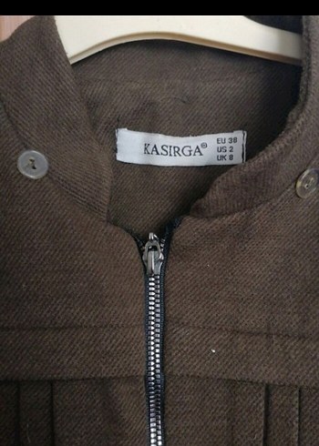 Kahverengi Kadın Uzun  Kaban - Görsel 3