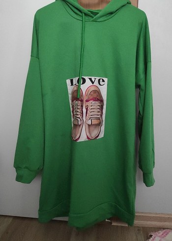 Yeşil Kapüşonlu Kadın Eşofman Takımı - Görsel 4