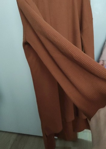 Kadın Kahverengi Uzun Kollu Salaş Tunik - Görsel 4