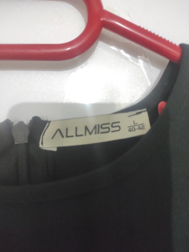 Kadın Siyah Baskılı Salaş Tunik - Görsel 3