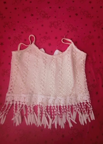 Kızlar için Dantel Detaylı Bohem Poncho - Görsel 7