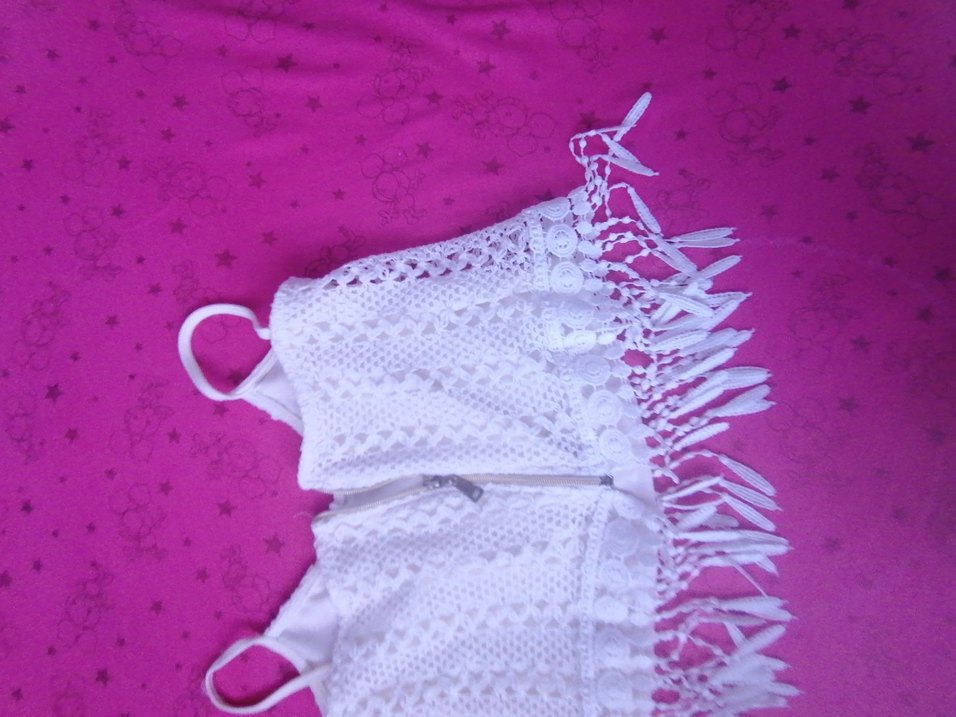 Kızlar için Dantel Detaylı Bohem Poncho - Görsel 5